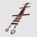 Marine wholesale pilot rope boat ladder wooden step for